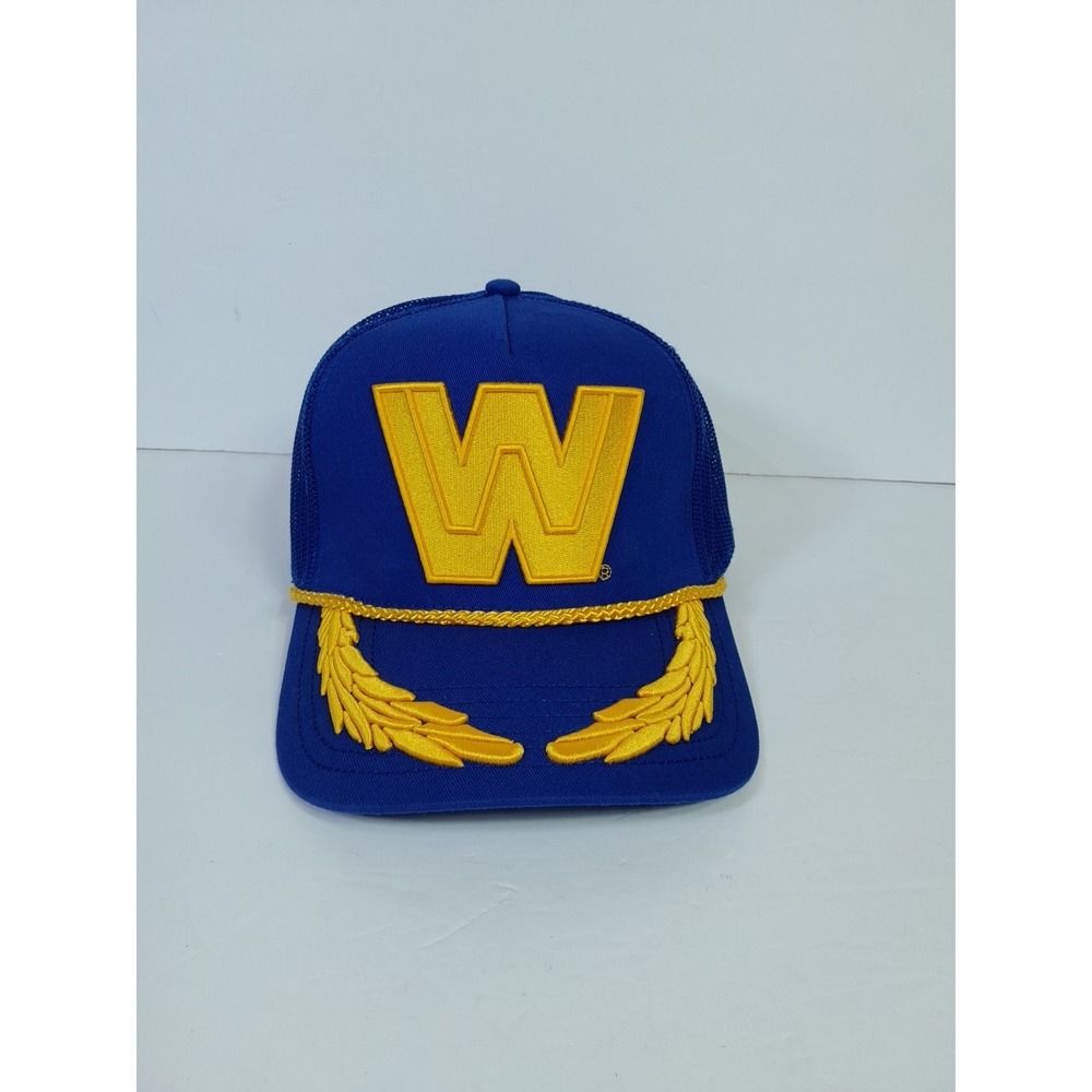 Royal WWE Retro Logo Filigree Snapback HatCaptain Rope Rare
